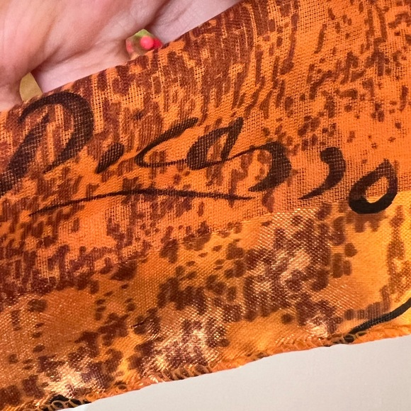 Cubism Surrealism Picasso Vintage Scarf - Picture 8 of 12